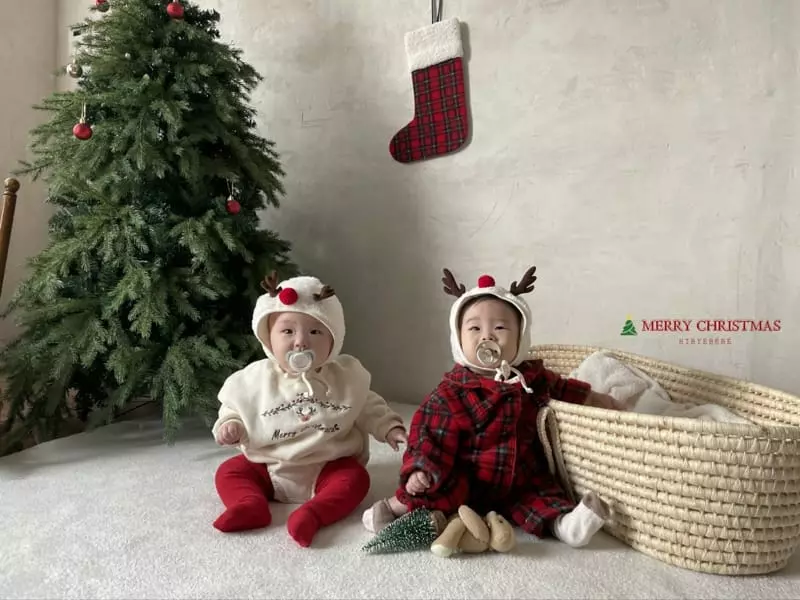 Hi Byebebe - Korean Baby Fashion - #babyboutique - Merry Pajama Bodysuit - 9