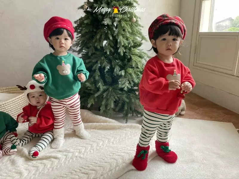 Hi Byebebe - Korean Baby Fashion - #onlinebabyshop - Merry Mink Leggings Foot S (80cm) - 4
