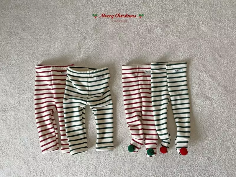 Hi Byebebe - Korean Baby Fashion - #babyboutique - Merry Mink Leggings Foot S (80cm) - 5