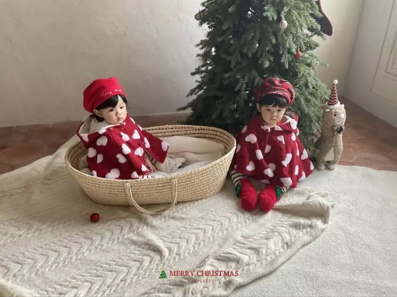 Hi Byebebe - Korean Baby Fashion - #babyboutique - Snata Heart Cape - 2