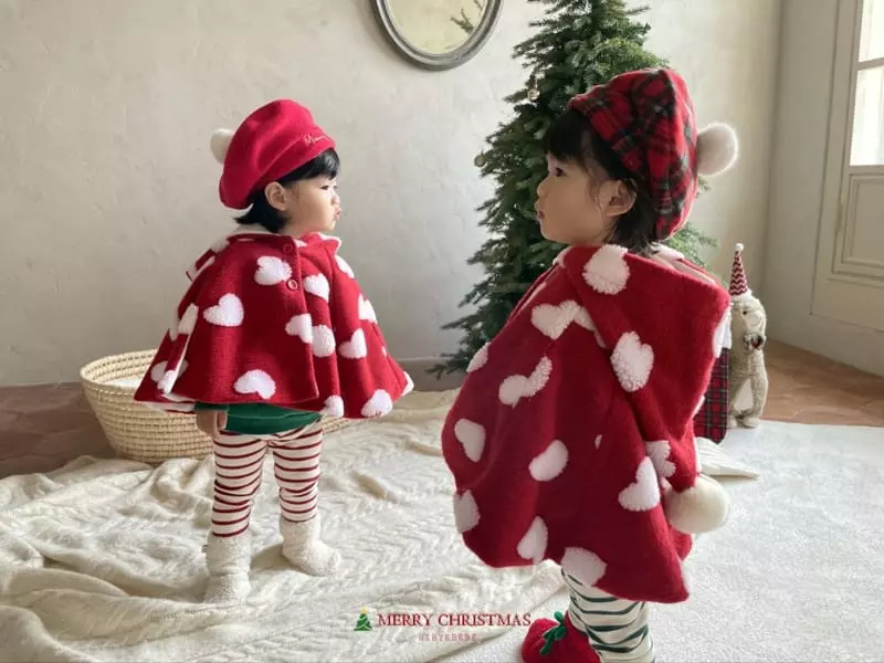 Hi Byebebe - Korean Baby Fashion - #babyboutiqueclothing - Snata Heart Cape - 4
