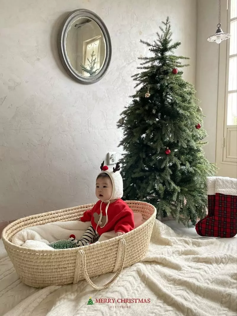 Hi Byebebe - Korean Baby Fashion - #babyfashion - Aga Bear Christmas Sweatshirt - 6
