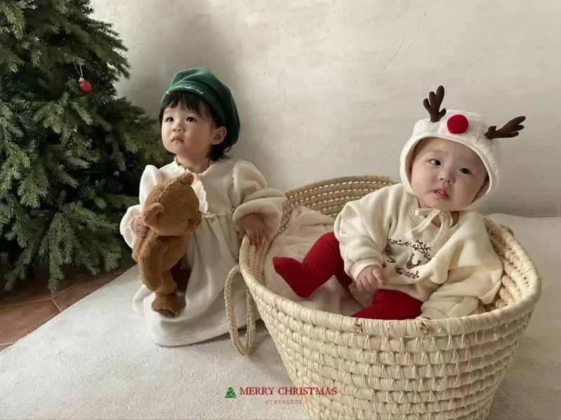 Hi Byebebe - Korean Baby Fashion - #babyclothing - Rudolf Bodysuit - 4