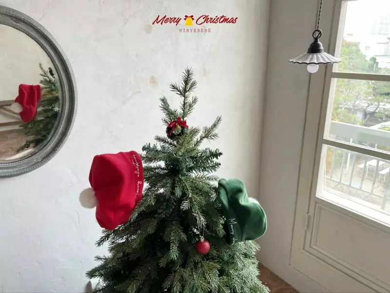Hi Byebebe - Korean Baby Fashion - #babyfever - Chiristmas Beret Hat - 12