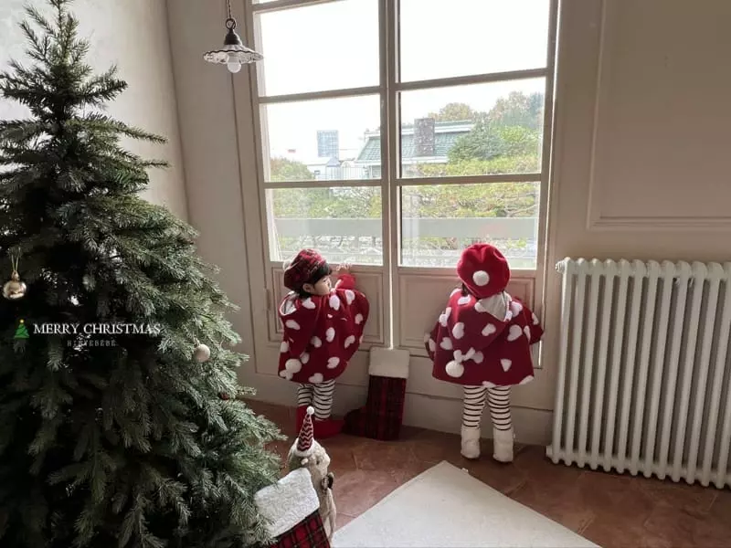 Hi Byebebe - Korean Baby Fashion - #babygirlfashion - Snata Heart Cape - 7