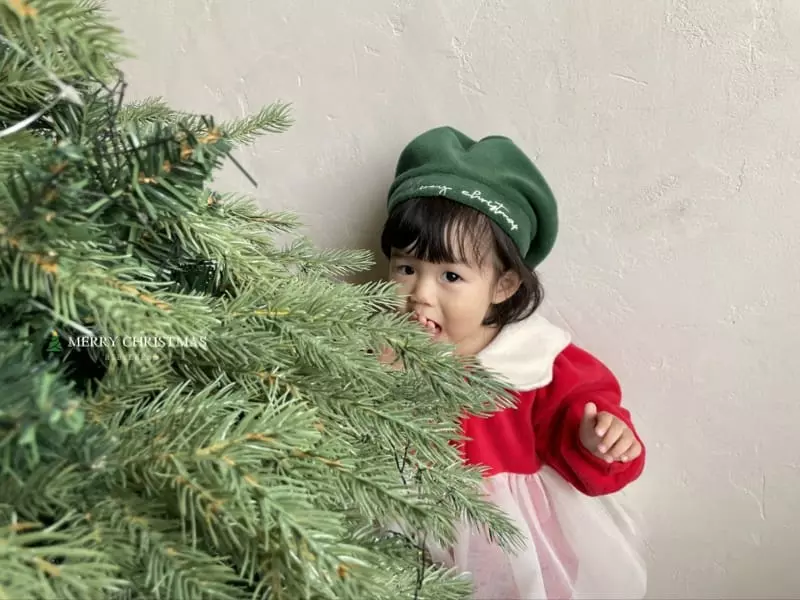 Hi Byebebe - Korean Baby Fashion - #babyootd - Merry Bodysuit Red - 6