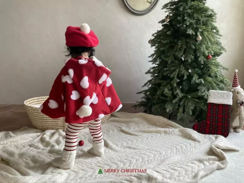Hi Byebebe - Korean Baby Fashion - #babyootd - Snata Heart Cape - 10