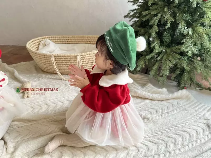 Hi Byebebe - Korean Baby Fashion - #babyoutfit - Chiristmas Beret Hat - 3