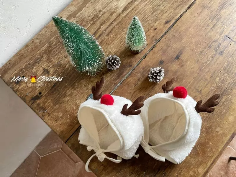 Hi Byebebe - Korean Baby Fashion - #babyoutfit - Chiristmas Rudolf Bonnet