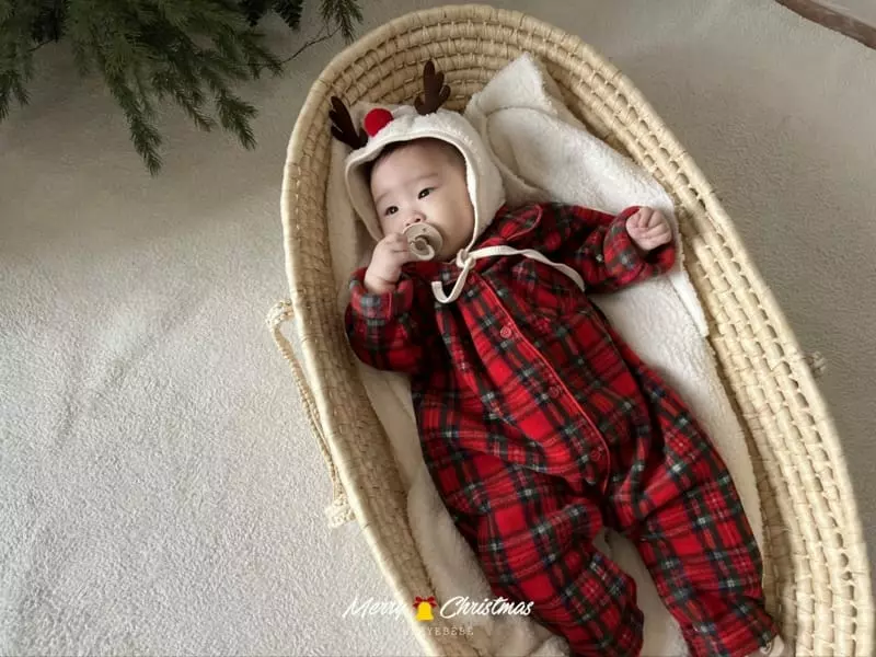 Hi Byebebe - Korean Baby Fashion - #babywear - Merry Pajama Bodysuit - 6