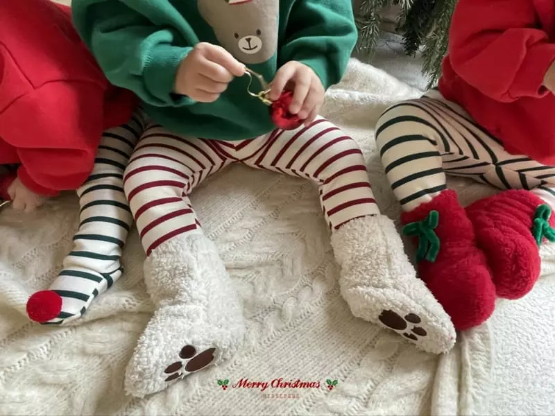 Hi Byebebe - Korean Baby Fashion - #onlinebabyboutique - Merry Mink Leggings No Foot M (90cm)