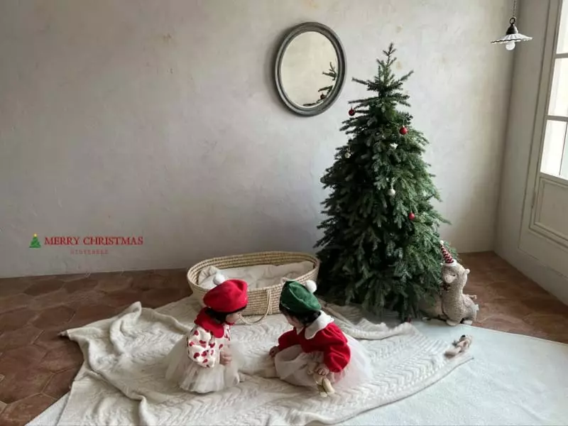 Hi Byebebe - Korean Baby Fashion - #onlinebabyshop - Merry Bodysuit Red - 11