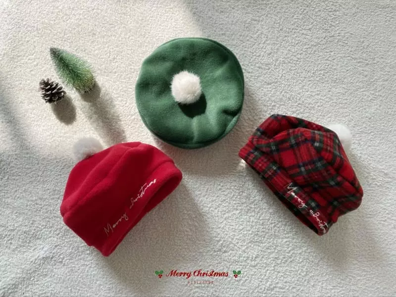 Hi Byebebe - Korean Baby Fashion - #onlinebabyshop - Chiristmas Beret Hat - 6
