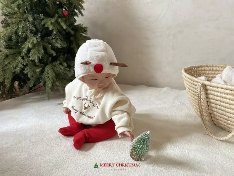 Hi Byebebe - Korean Baby Fashion - #smilingbaby - Christmas Foot Leggings - 7