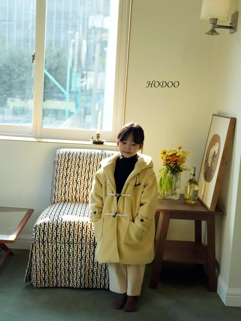 Hodoo - Korean Children Fashion - #littlefashionista - H Embroidery Tee - 10