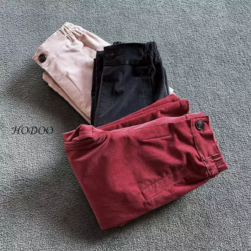 Hodoo - Korean Children Fashion - #minifashionista - Veloure Pants