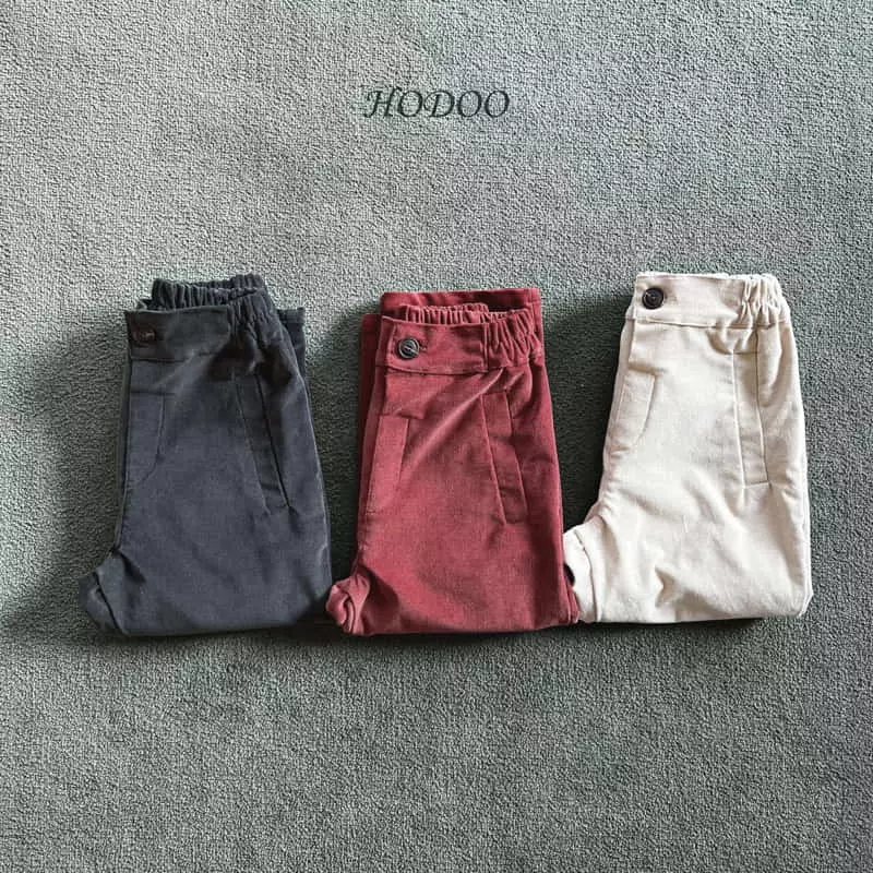 Hodoo - Korean Children Fashion - #prettylittlegirls - Veloure Pants - 2