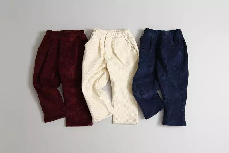 Hyvaa - Korean Children Fashion - #kidzfashiontrend - Wrinkle Rib Pants - 4