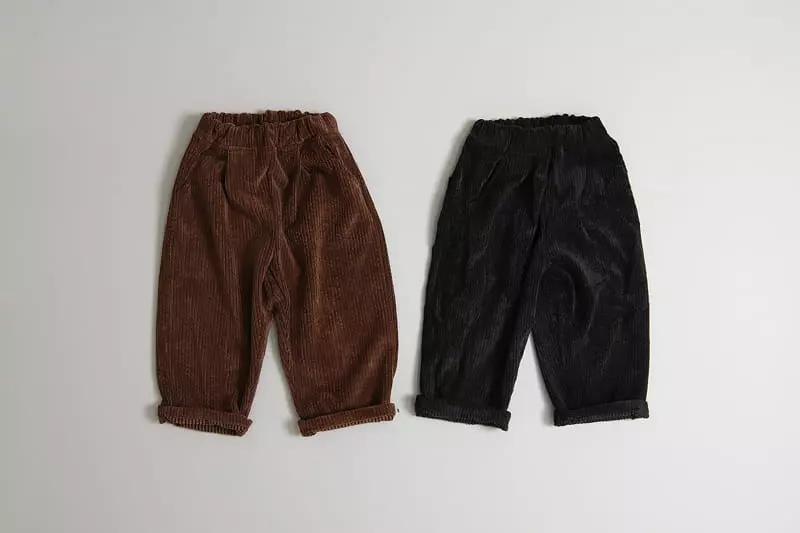 Hyvaa - Korean Children Fashion - #Kfashion4kids - Wide Rib Pants - 3