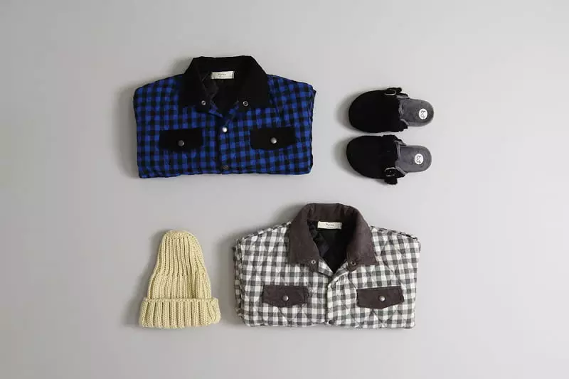 Hyvaa - Korean Children Fashion - #childrensboutique - Check Bonding Shirt