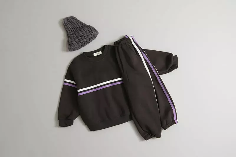 Hyvaa - Korean Children Fashion - #discoveringself - Retro Top Bottom Set - 6