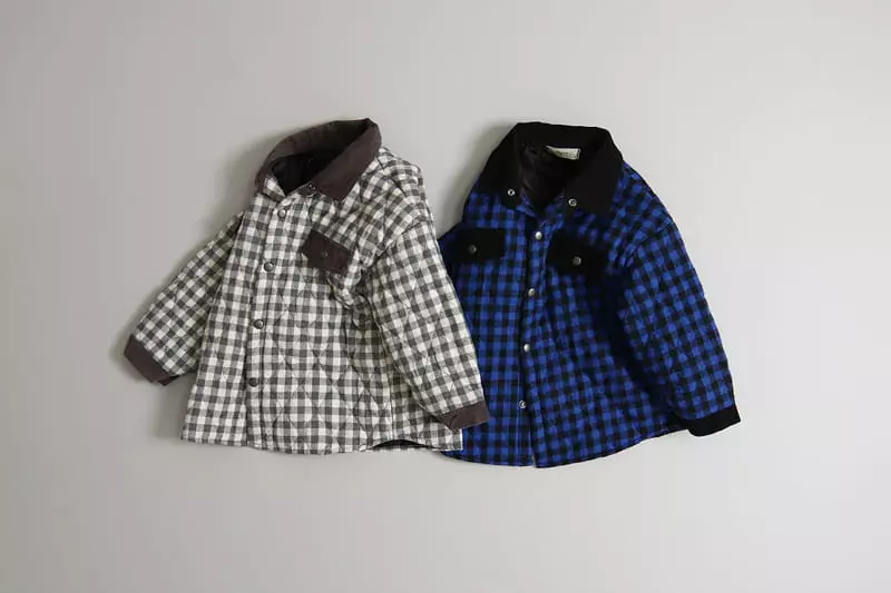 Hyvaa - Korean Children Fashion - #discoveringself - Check Bonding Shirt - 3