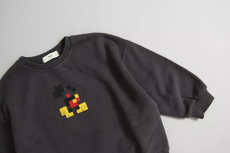 Hyvaa - Korean Children Fashion - #kidsshorts - Block Sweatshirt - 10