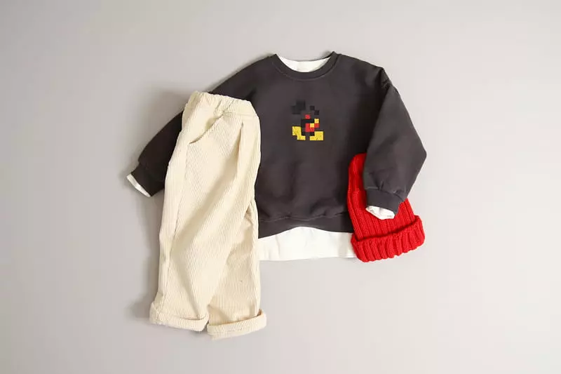 Hyvaa - Korean Children Fashion - #kidsstore - Wrinkle Rib Pants - 2