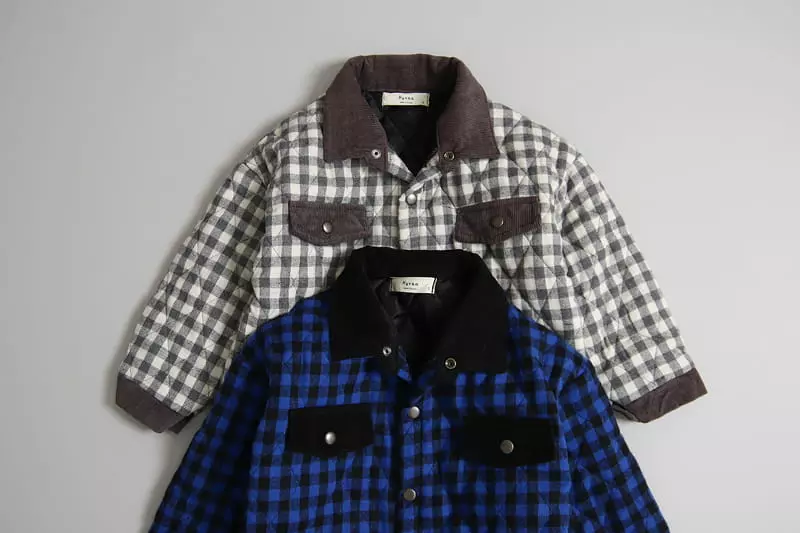 Hyvaa - Korean Children Fashion - #kidzfashiontrend - Check Bonding Shirt - 7