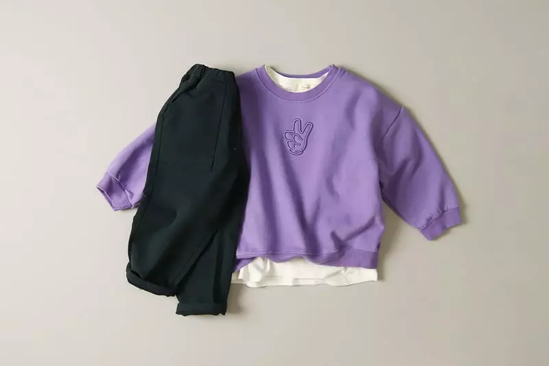 Hyvaa - Korean Children Fashion - #kidzfashiontrend - V Sweatshirt - 8
