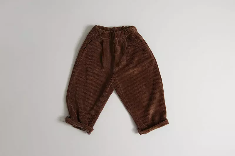 Hyvaa - Korean Children Fashion - #magicofchildhood - Wide Rib Pants - 5