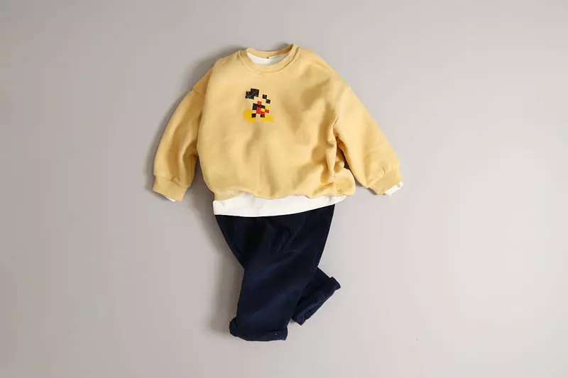 Hyvaa - Korean Children Fashion - #prettylittlegirls - Block Sweatshirt