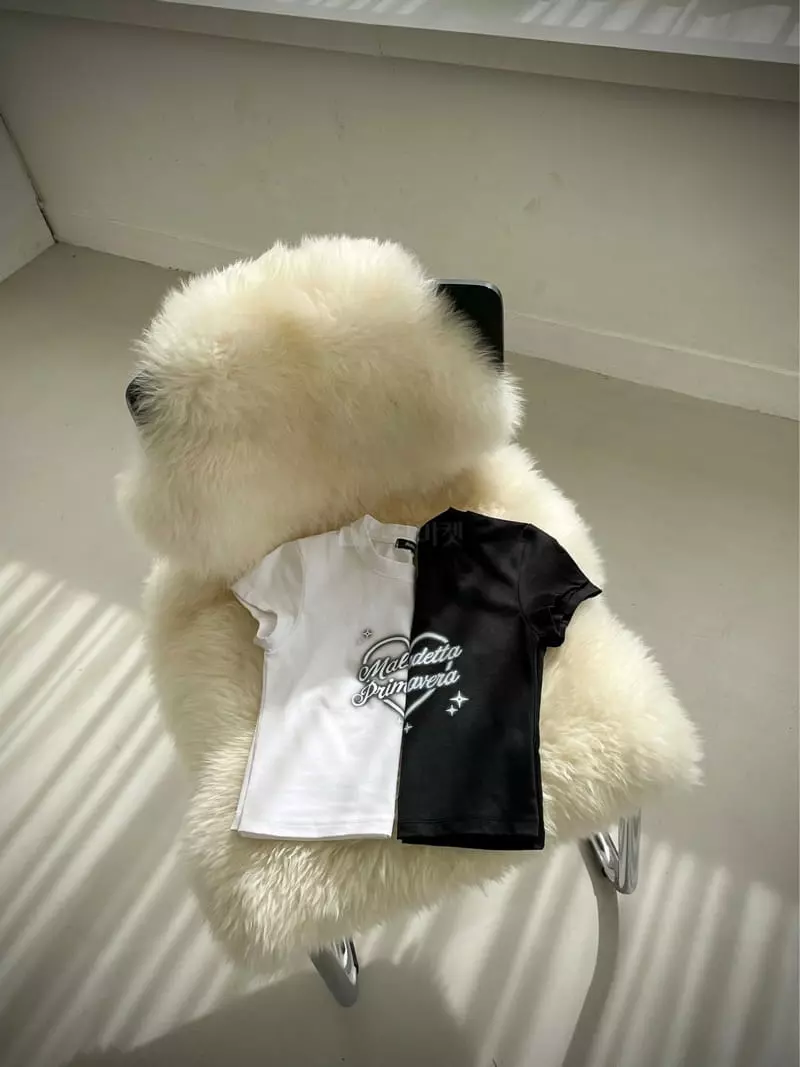 Inssense - Korean Women Fashion - #momslook - Prima Print Crop Tee - 11