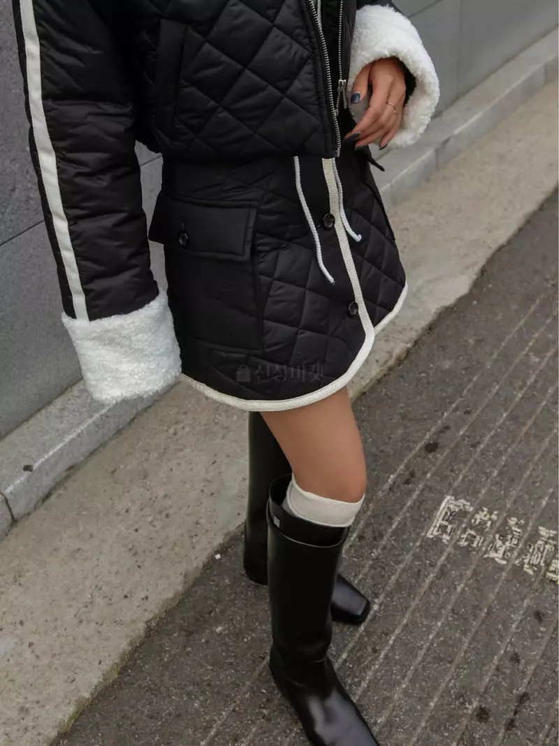 Inssense - Korean Women Fashion - #womensfashion - Pocket Skirt - 4