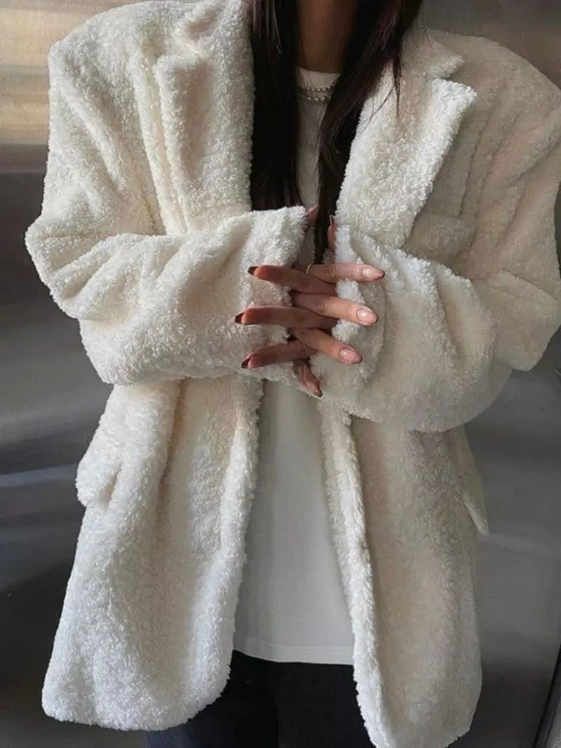 Inssense - Korean Women Fashion - #momslook - Teddy Jacket - 10