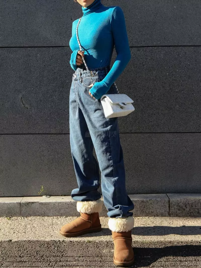 Inssense - Korean Women Fashion - #momslook - Detail Jeans