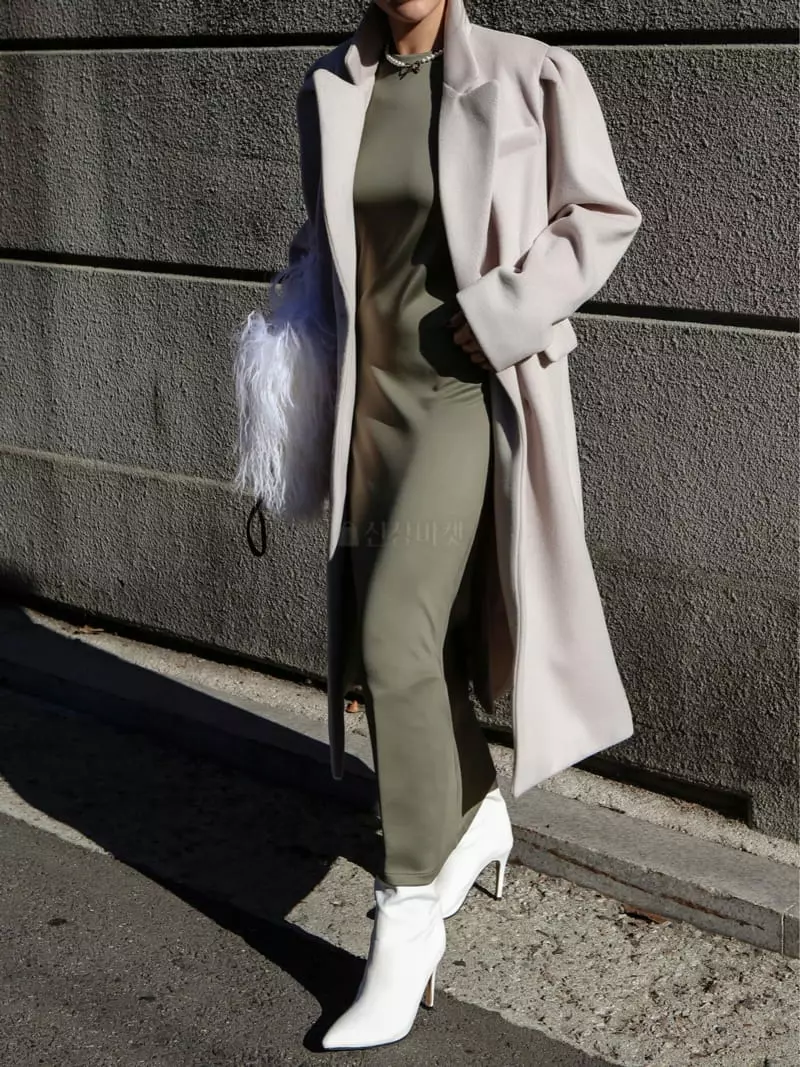 Inssense - Korean Women Fashion - #momslook - Back Less Maxy One-piece - 12