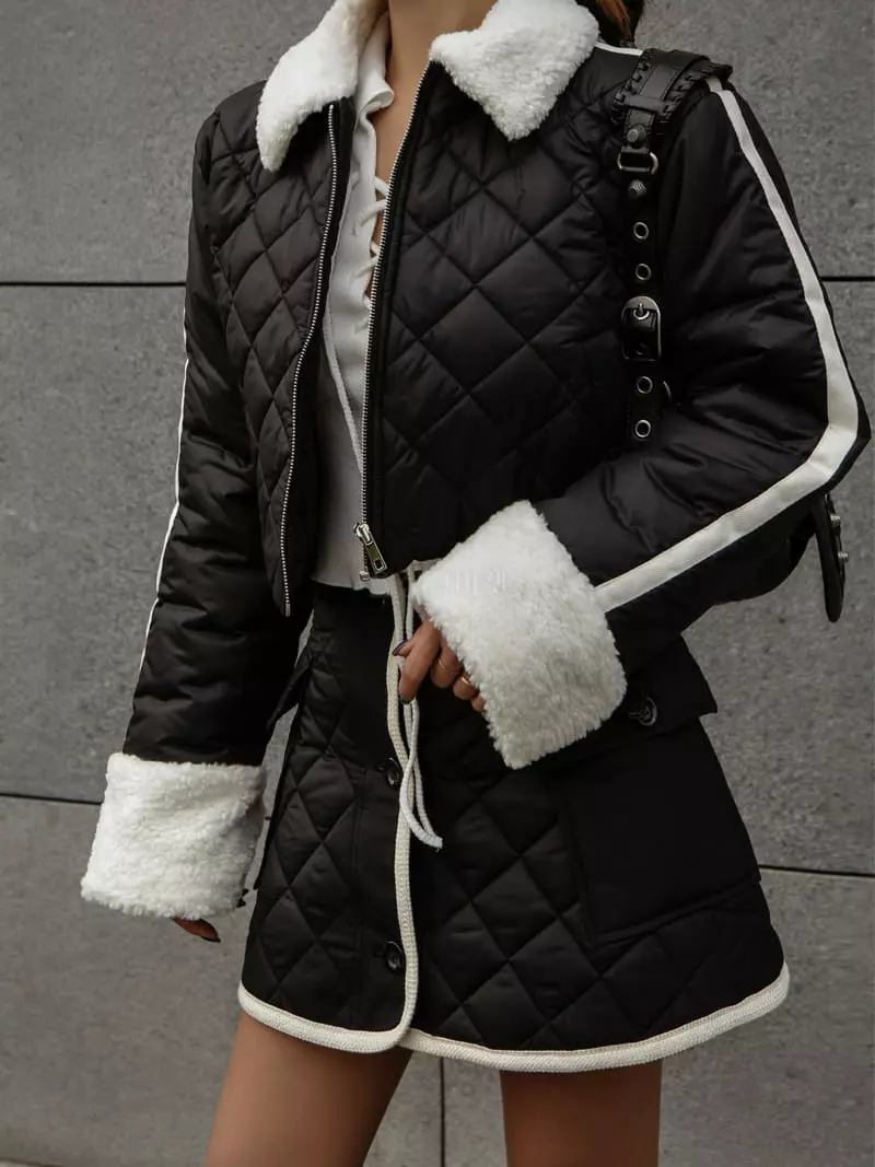 Inssense - Korean Women Fashion - #momslook - Crop Jacket