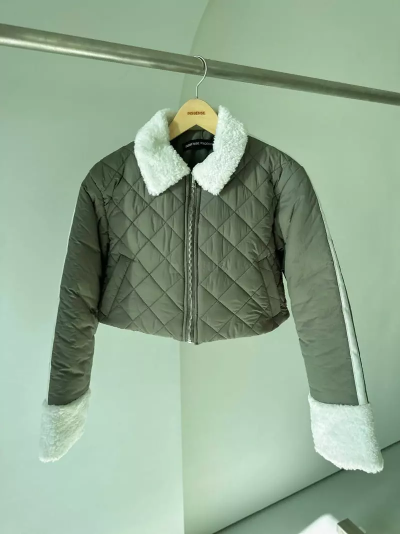 Inssense - Korean Women Fashion - #momslook - Crop Jacket - 11