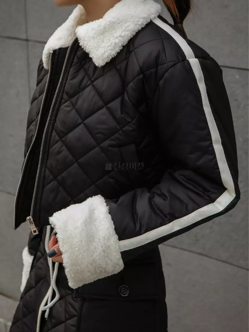 Inssense - Korean Women Fashion - #momslook - Crop Jacket - 3