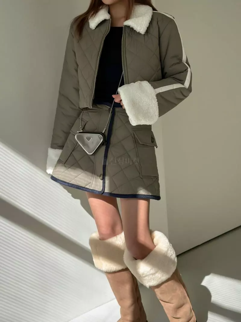 Inssense - Korean Women Fashion - #momslook - Crop Jacket - 5
