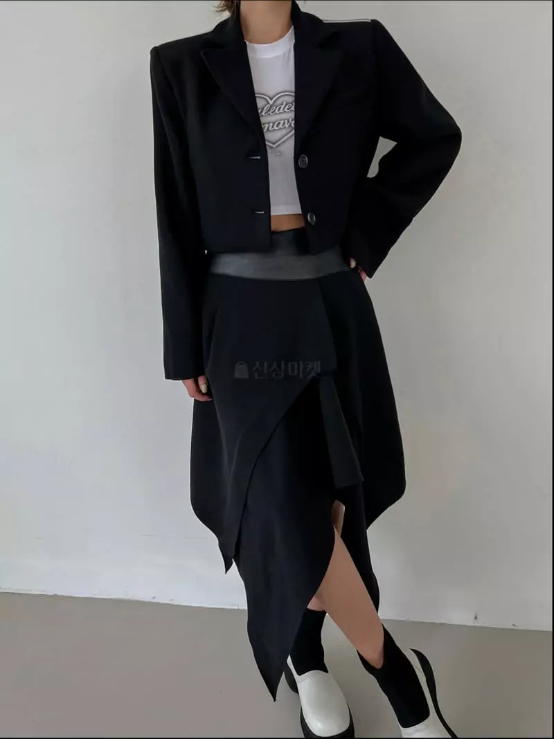 Inssense - Korean Women Fashion - #momslook - Leather Skirt - 8