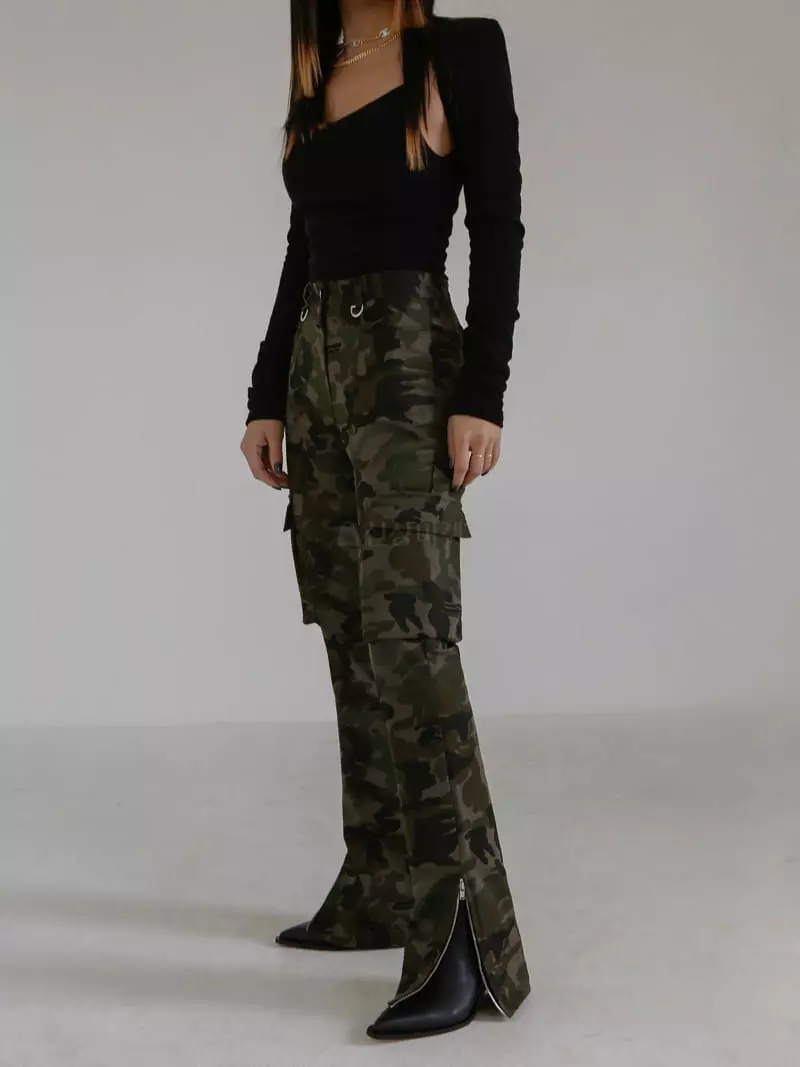 Inssense - Korean Women Fashion - #thatsdarling - Bootscut Pants - 3