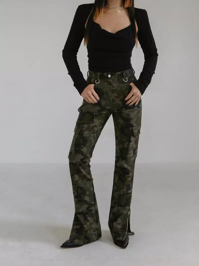 Inssense - Korean Women Fashion - #womensfashion - Bootscut Pants - 6