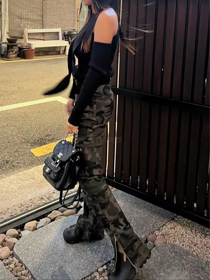 Inssense - Korean Women Fashion - #womensfashion - Bootscut Pants - 8