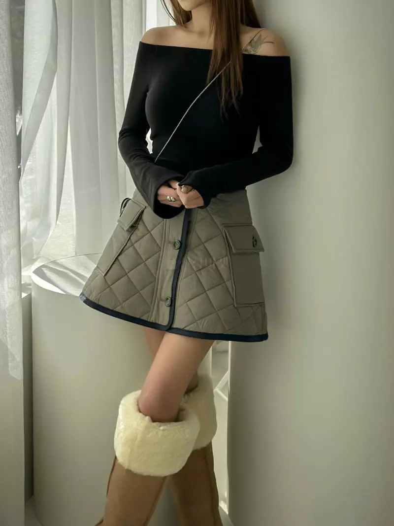 Inssense - Korean Women Fashion - #womensfashion - Pocket Skirt - 7