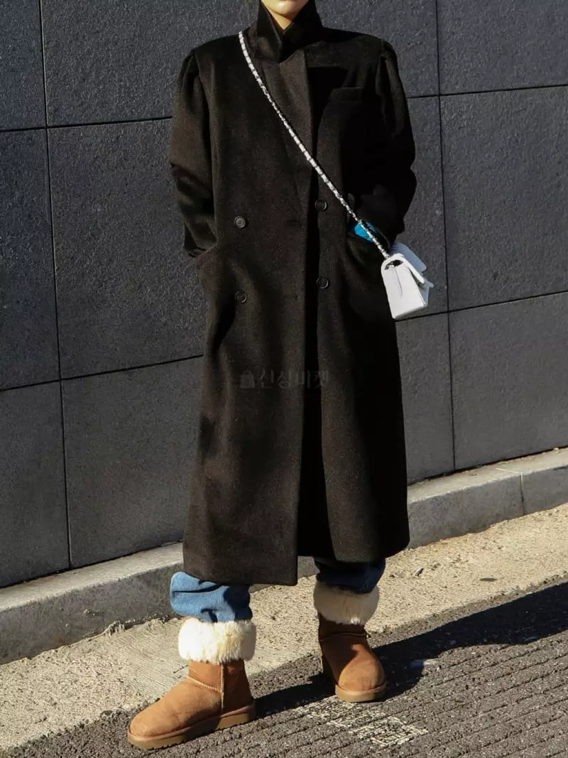 Inssense - Korean Women Fashion - #womensfashion - Blend Coat - 8