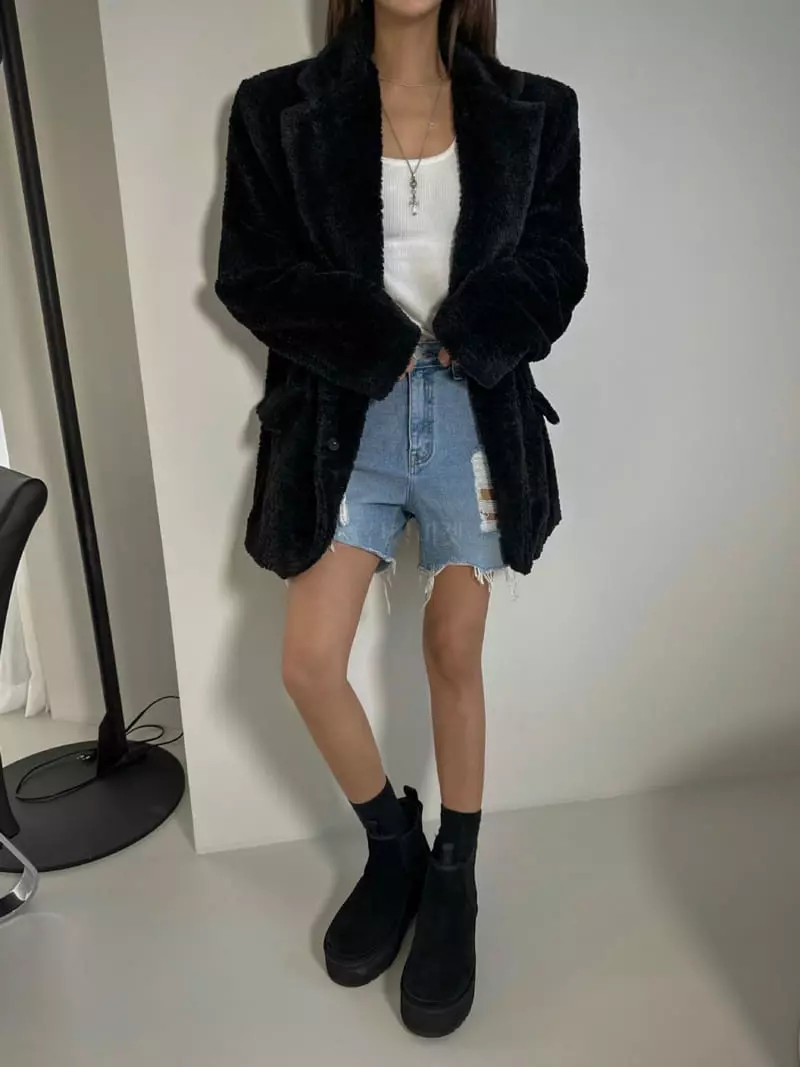 Inssense - Korean Women Fashion - #womensfashion - Teddy Jacket - 5
