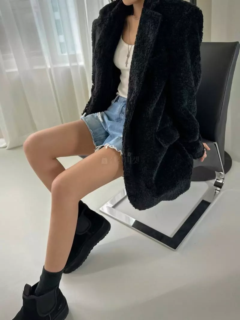 Inssense - Korean Women Fashion - #womensfashion - Teddy Jacket - 7