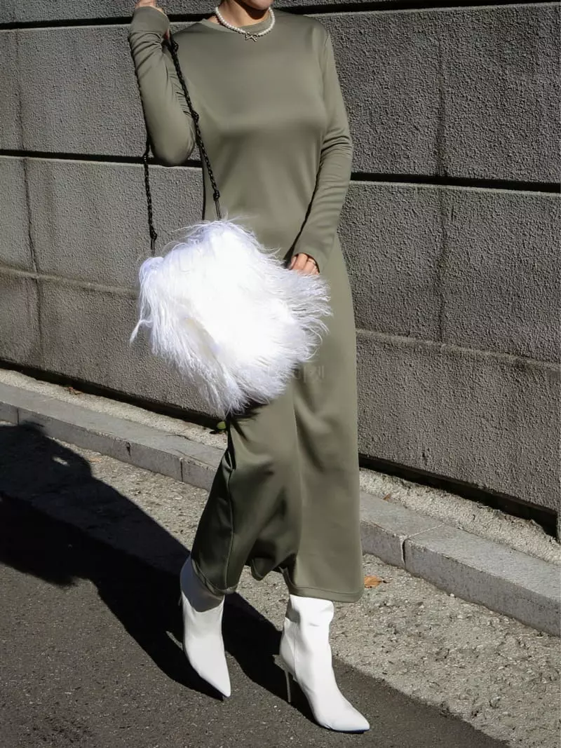 Inssense - Korean Women Fashion - #womensfashion - Back Less Maxy One-piece - 7